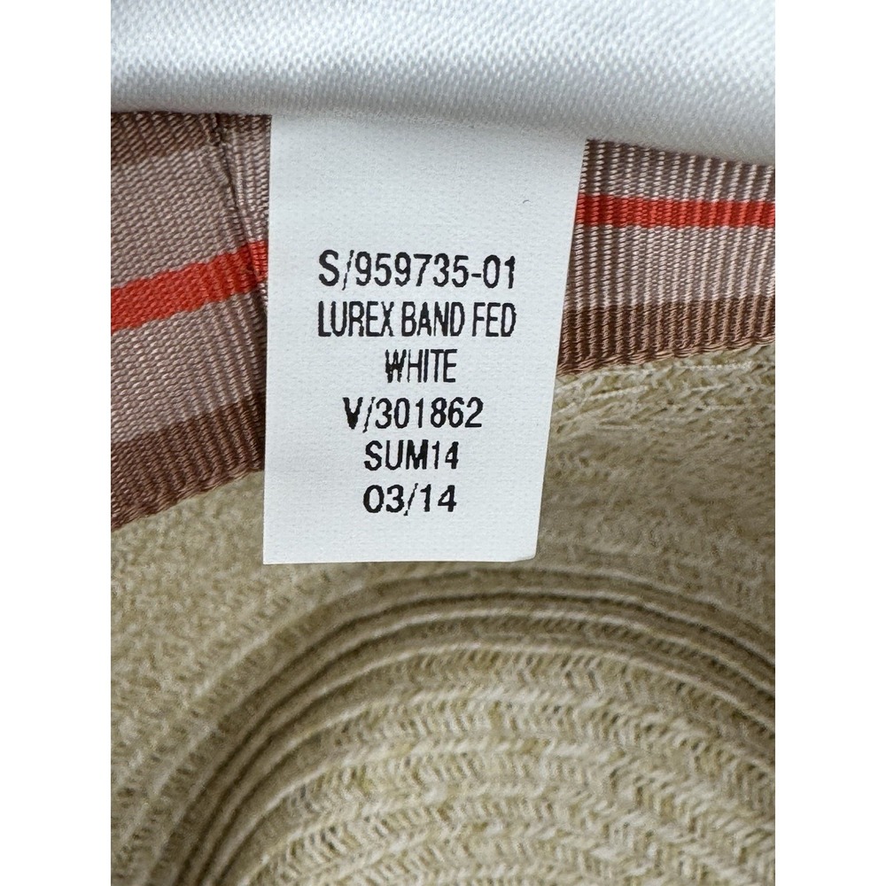 Gap women's Metallic banded straw fedora S/M - Picture 13 of 13